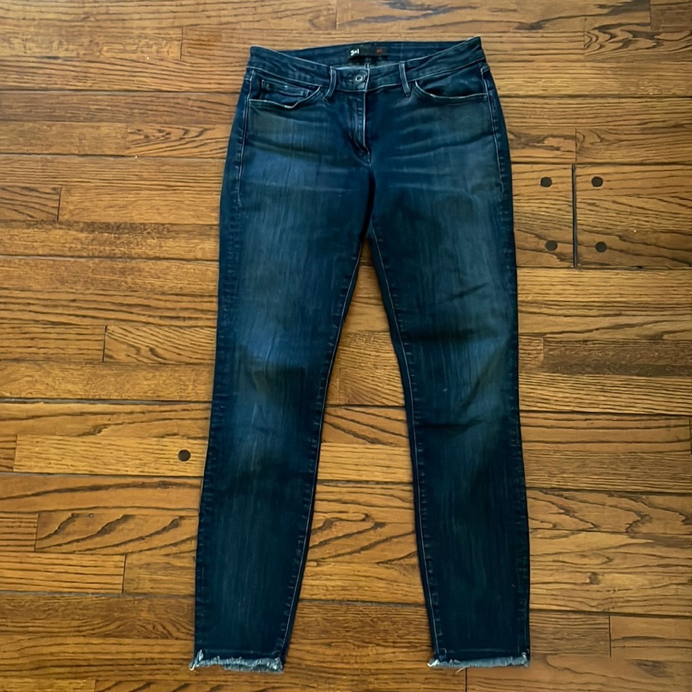 3x1 dark denim skinny jeans